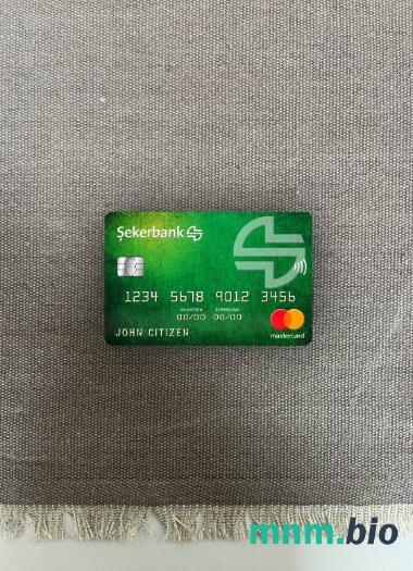 Turkey Sekerbank wygląd zdjęcia mastercard skan PSD + zdjęcie